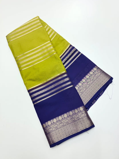 SEMI CREPE SILK SAREE - B S CHANNABASAPPA & SONS