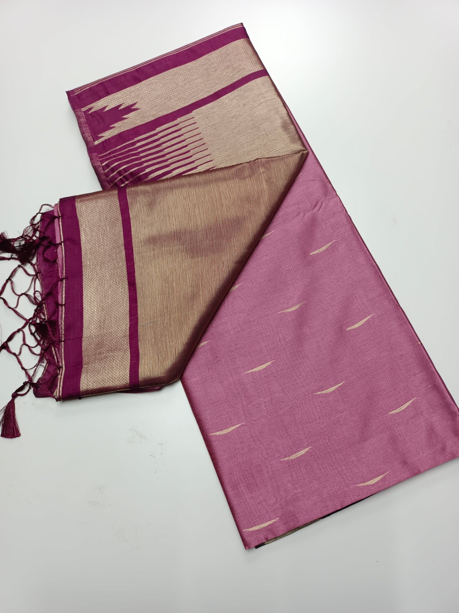 FANCY CHANDERI COTTON SAREE - B S CHANNABASAPPA & SONS
