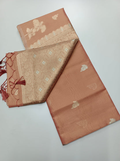 TISSUE COTTON SAREE - B S CHANNABASAPPA & SONS