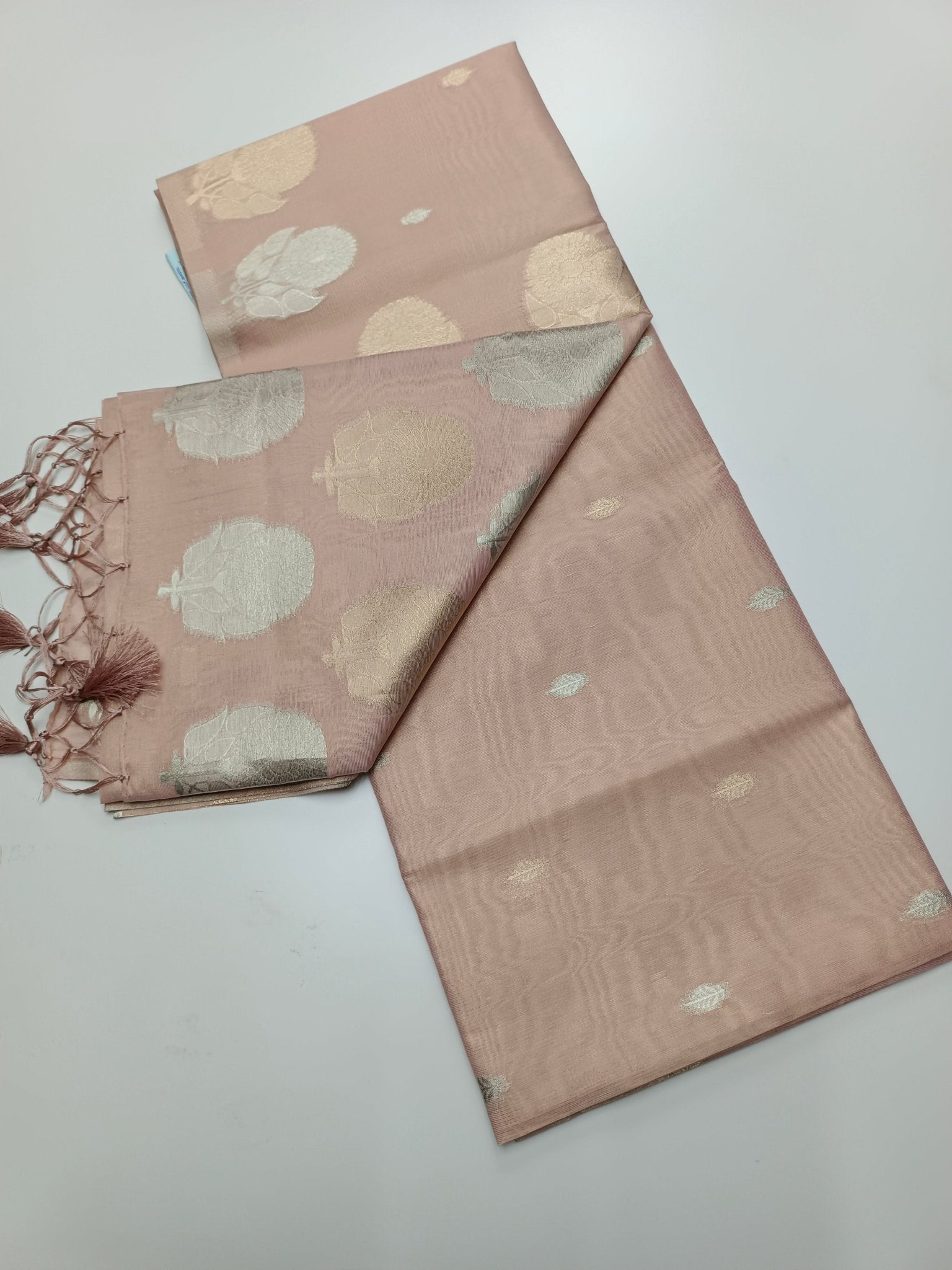 TISSUE COTTON SAREE - B S CHANNABASAPPA & SONS