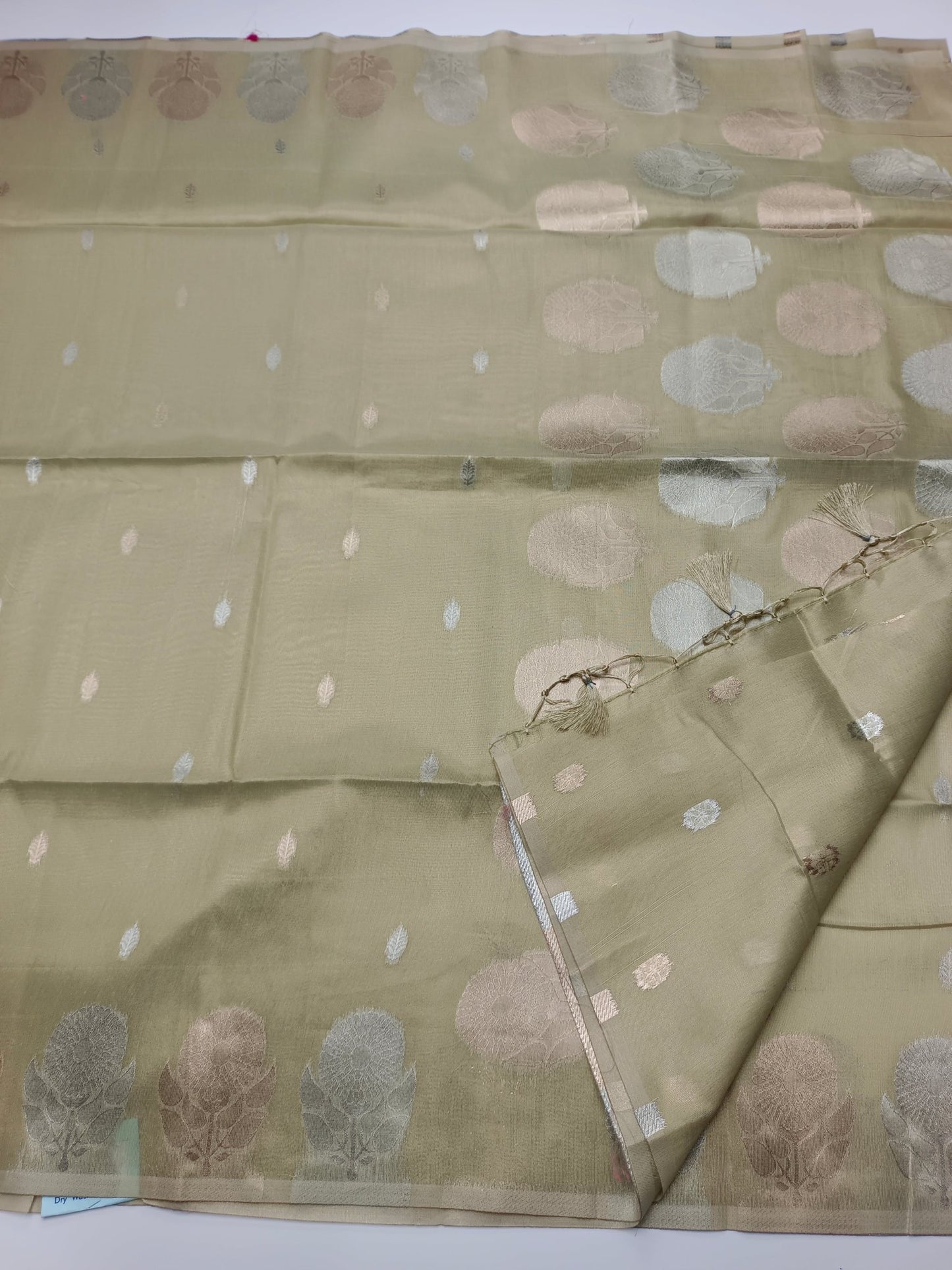 TISSUE COTTON SAREE - B S CHANNABASAPPA & SONS