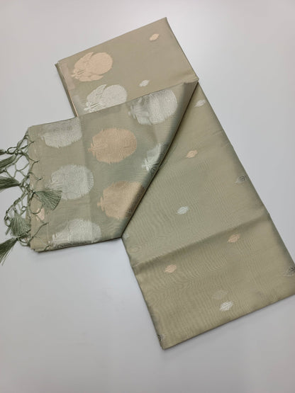 TISSUE COTTON SAREE - B S CHANNABASAPPA & SONS