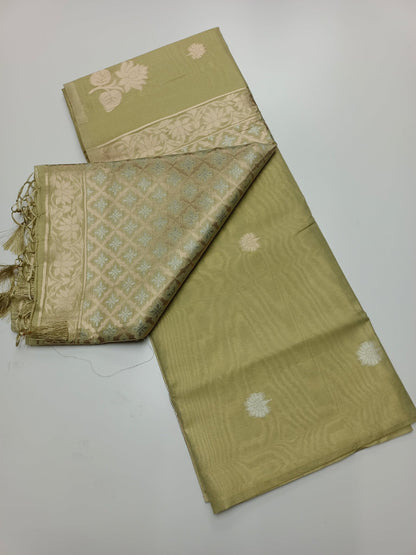 TISSUE COTTON SAREE - B S CHANNABASAPPA & SONS