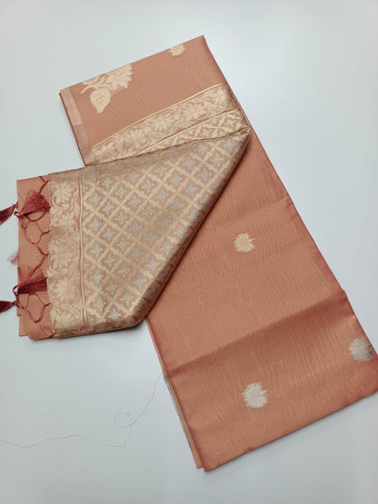 TISSUE COTTON SAREE - B S CHANNABASAPPA & SONS