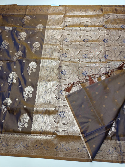 FANCY SOFT SILK SAREE - B S CHANNABASAPPA & SONS