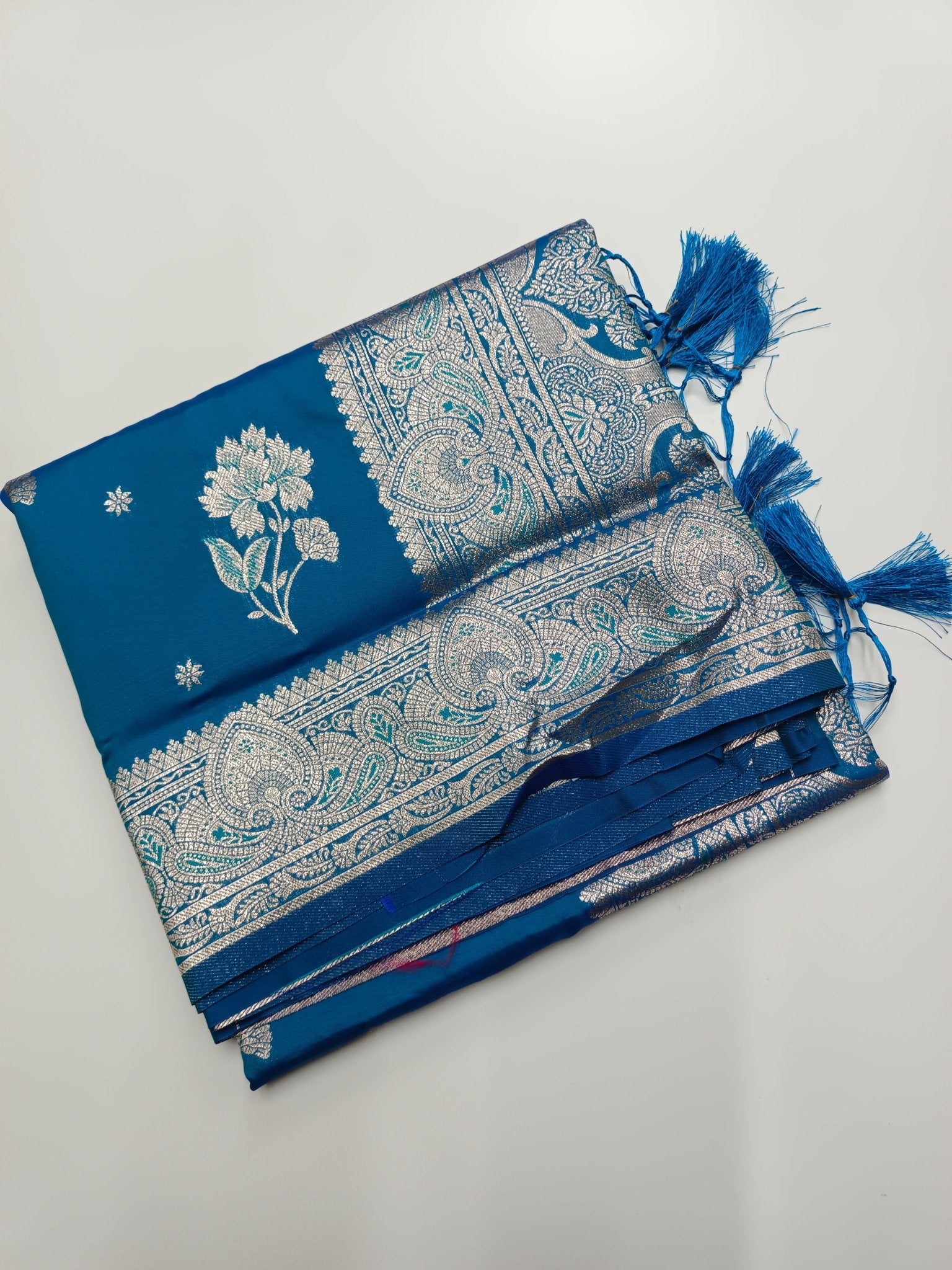 FANCY SOFT SILK SAREE - B S CHANNABASAPPA & SONS