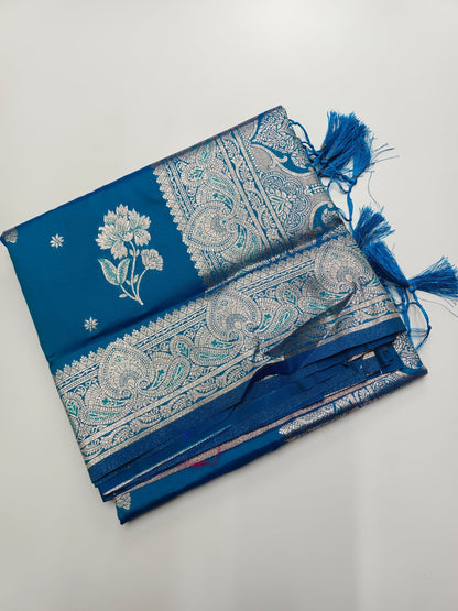 FANCY SOFT SILK SAREE - B S CHANNABASAPPA & SONS