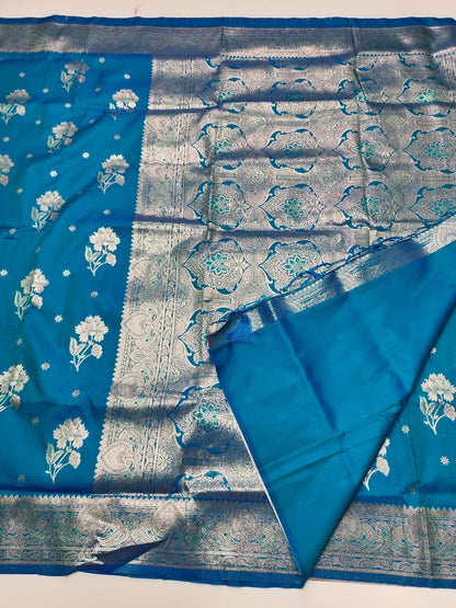FANCY SOFT SILK SAREE - B S CHANNABASAPPA & SONS