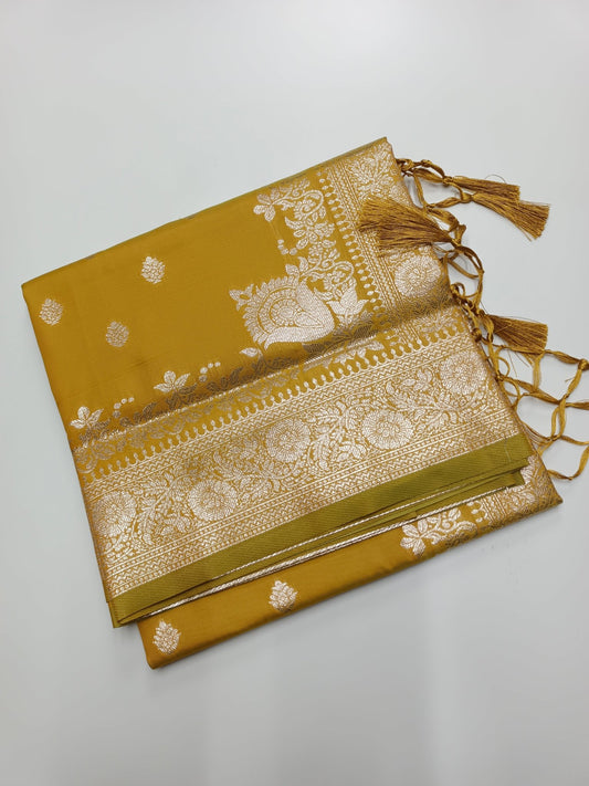 FANCY SOFT SILK SAREE - B S CHANNABASAPPA & SONS