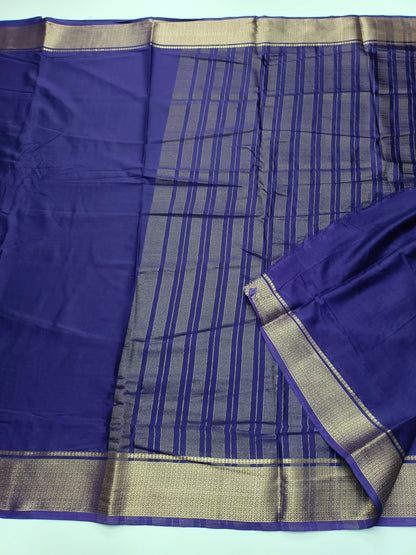 SEMI CREPE SILK SAREE - B S CHANNABASAPPA & SONS