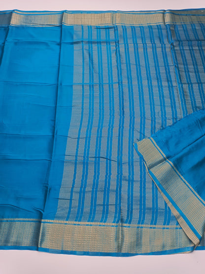 SEMI CREPE SILK SAREE - B S CHANNABASAPPA & SONS