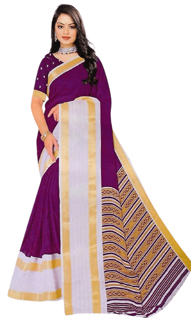 FANCY SYNTHETIC SAREE - B S CHANNABASAPPA & SONS