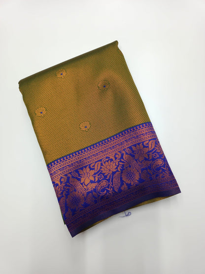 FANCY BROCADE SAREE - B S CHANNABASAPPA & SONS