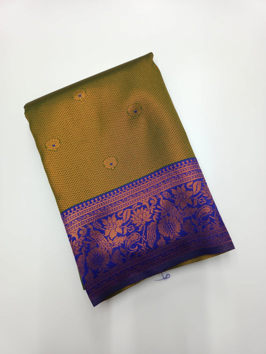 FANCY BROCADE SAREE - B S CHANNABASAPPA & SONS