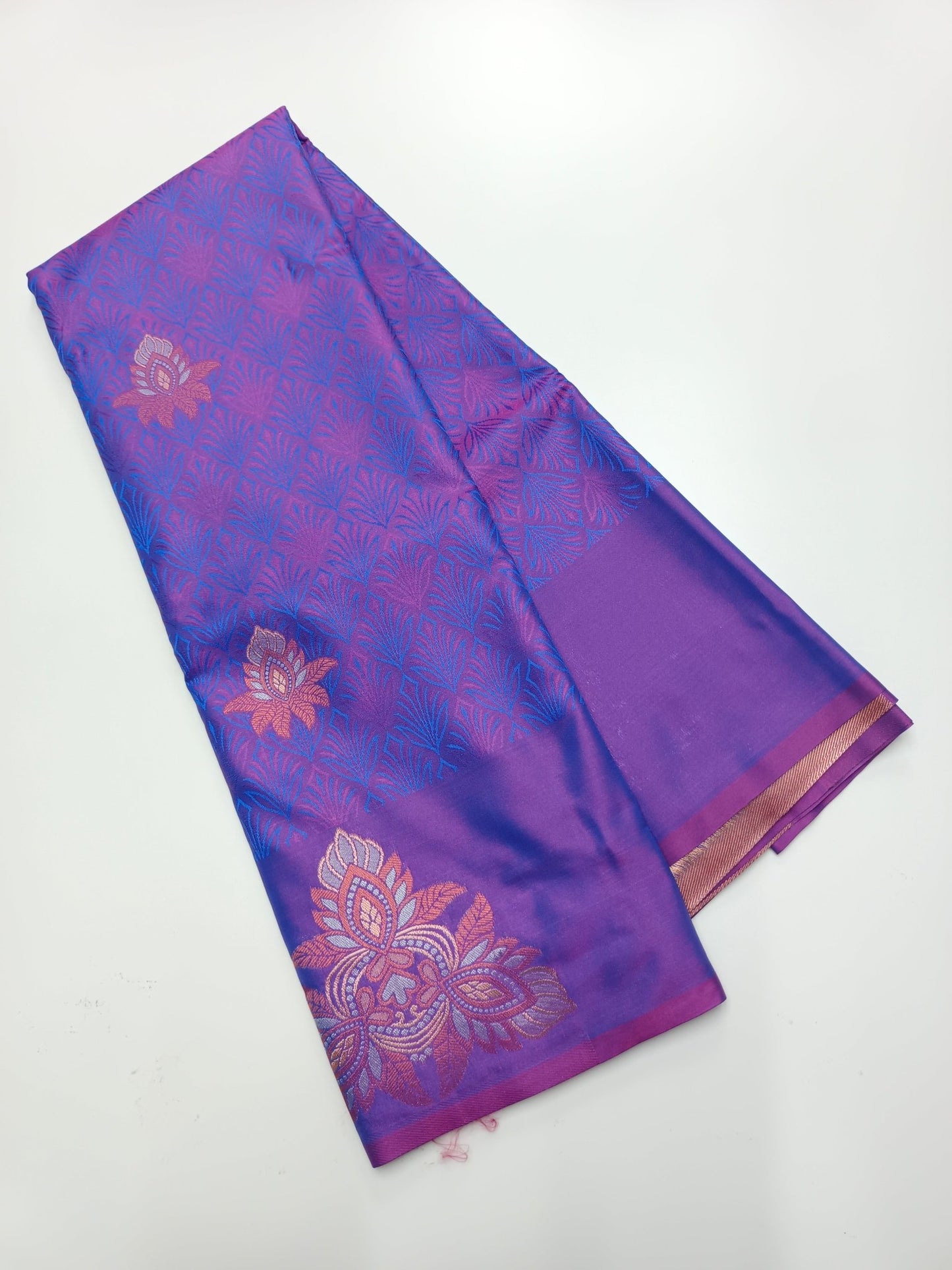 FANCY SOFT SILK SAREE - B S CHANNABASAPPA & SONS