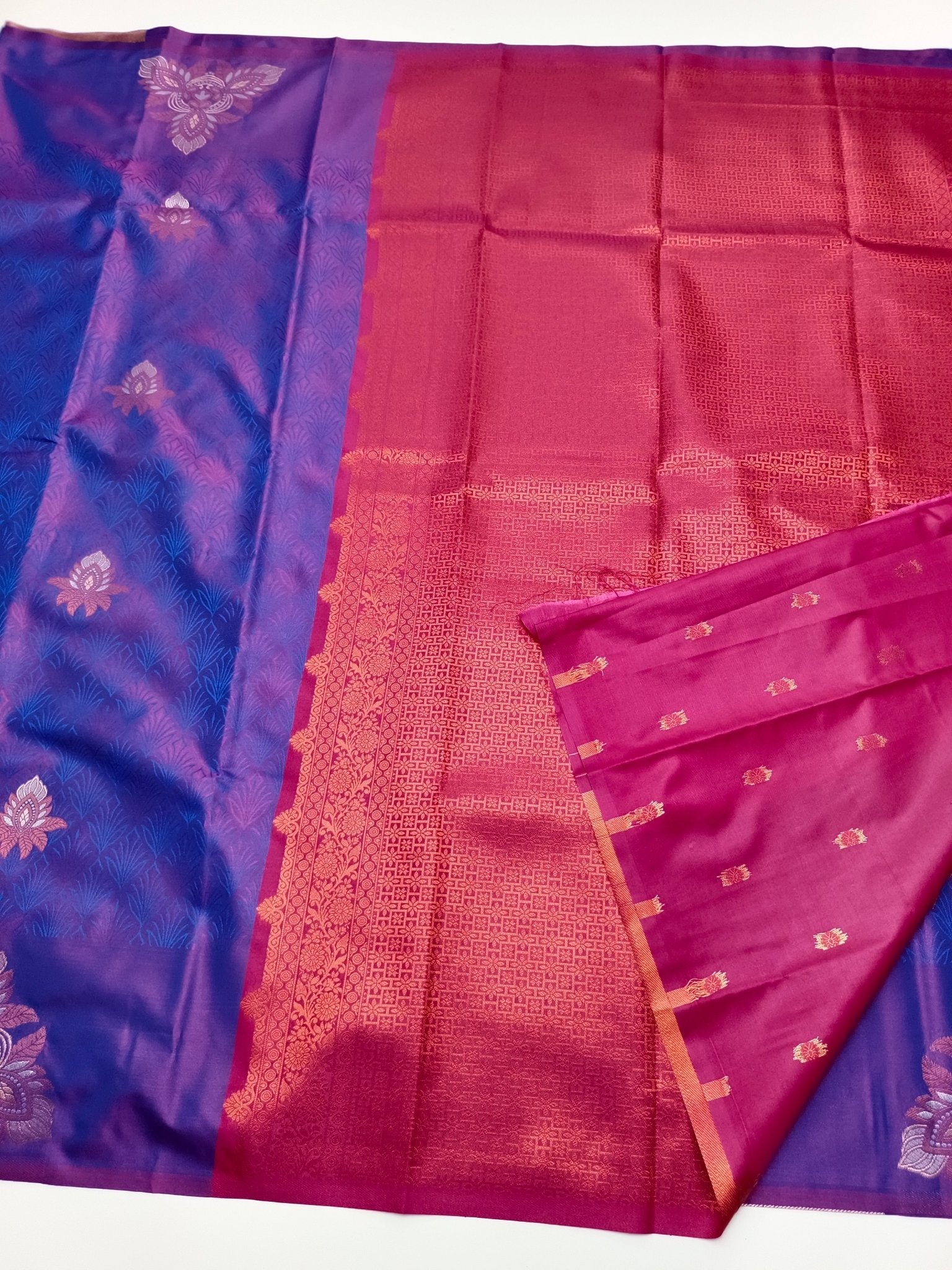 FANCY SOFT SILK SAREE - B S CHANNABASAPPA & SONS