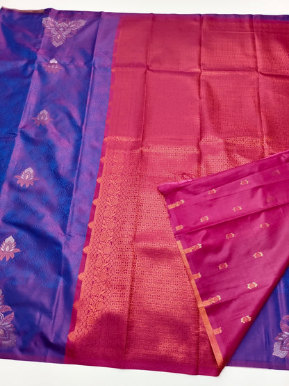 FANCY SOFT SILK SAREE - B S CHANNABASAPPA & SONS
