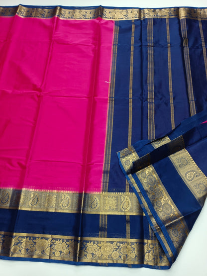 SEMI CREPE SILK SAREE - B S CHANNABASAPPA & SONS
