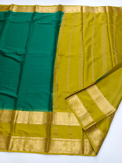 SEMI CREPE SILK SAREE - B S CHANNABASAPPA & SONS
