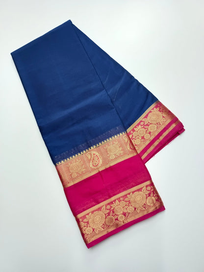 SEMI CREPE SILK SAREE - B S CHANNABASAPPA & SONS