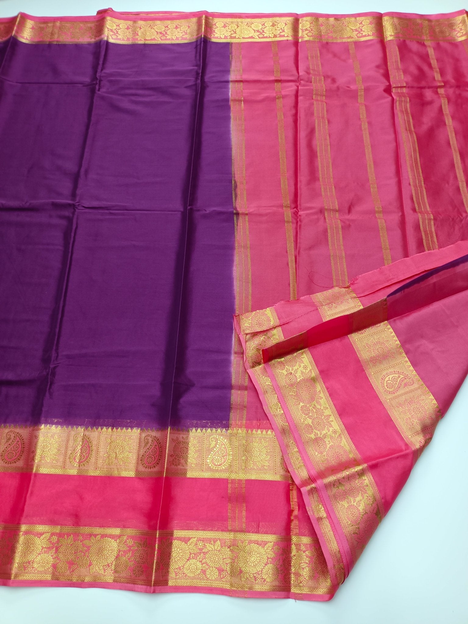 SEMI CREPE SILK SAREE - B S CHANNABASAPPA & SONS