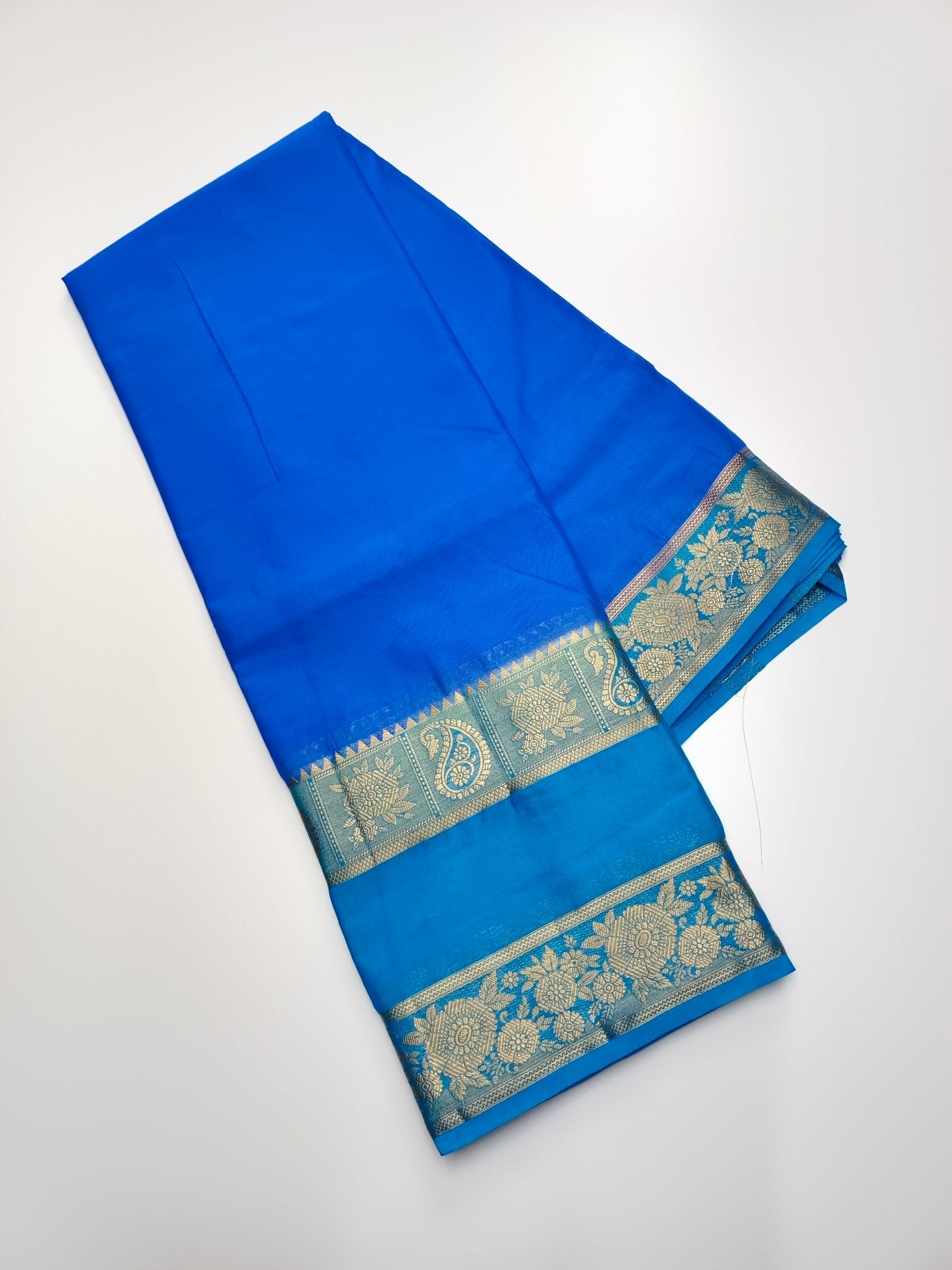 SEMI CREPE SILK SAREE - B S CHANNABASAPPA & SONS