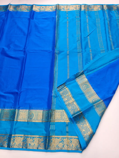 SEMI CREPE SILK SAREE - B S CHANNABASAPPA & SONS