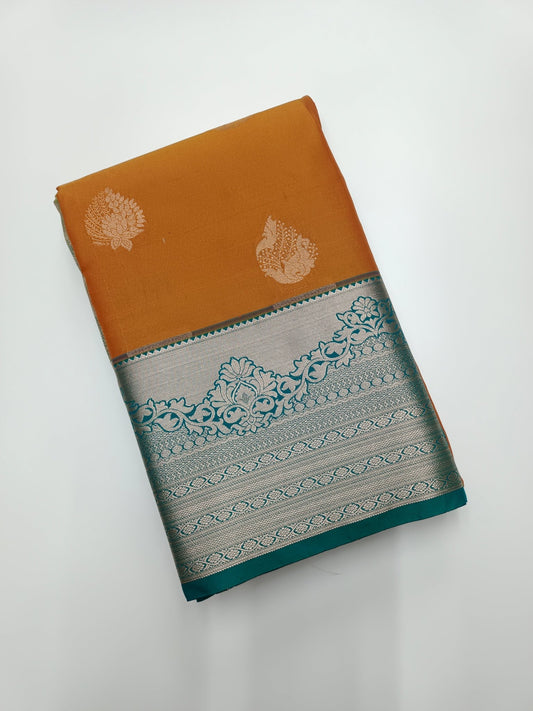 KANCHIPURAM SEMI SILK SAREE - B S CHANNABASAPPA & SONS
