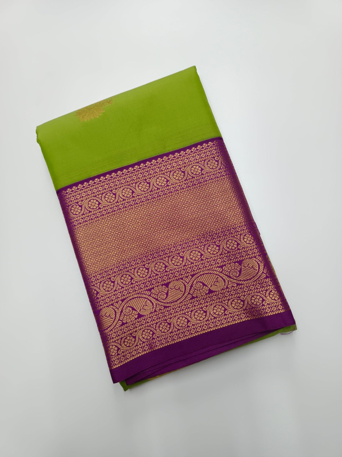 KANCHIPURAM SEMI SILK SAREE - B S CHANNABASAPPA & SONS
