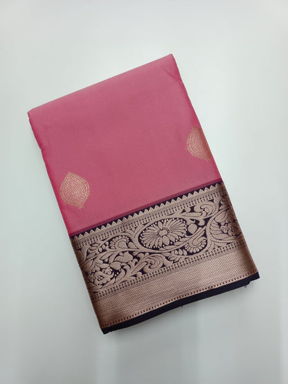KANCHIPURAM SEMI SILK SAREE - B S CHANNABASAPPA & SONS