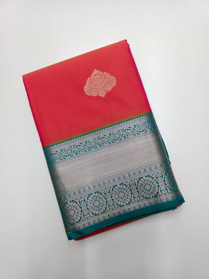 KANCHIPURAM SEMI SILK SAREE - B S CHANNABASAPPA & SONS