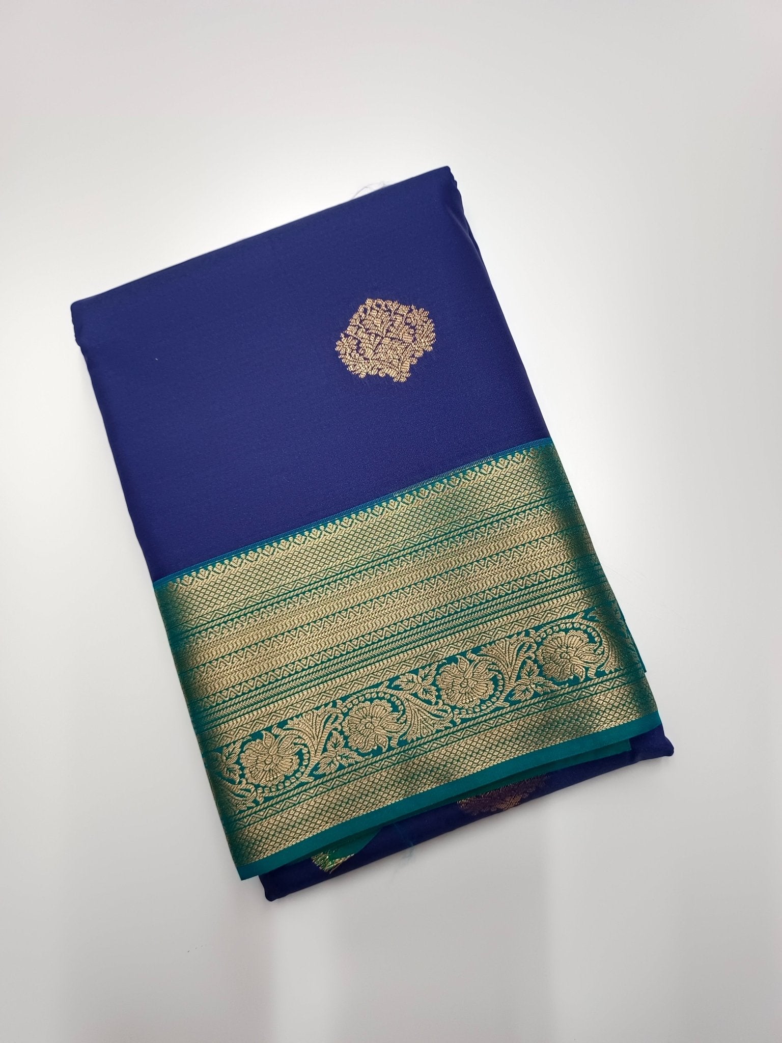 KANCHIPURAM SEMI SILK SAREE - B S CHANNABASAPPA & SONS
