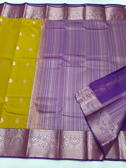 KANCHIPURAM SEMI SILK SAREE - B S CHANNABASAPPA & SONS