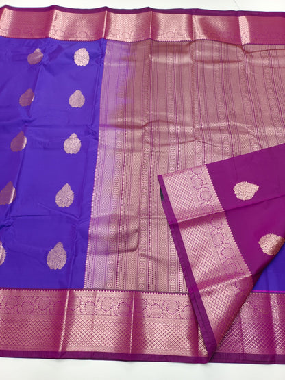 KANCHIPURAM SEMI SILK SAREE - B S CHANNABASAPPA & SONS