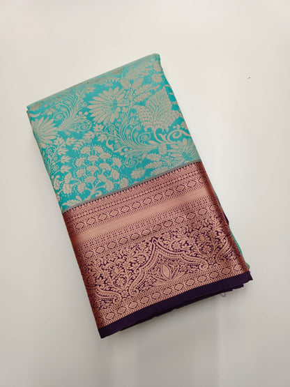 FANCY BROCADE SAREE - B S CHANNABASAPPA & SONS