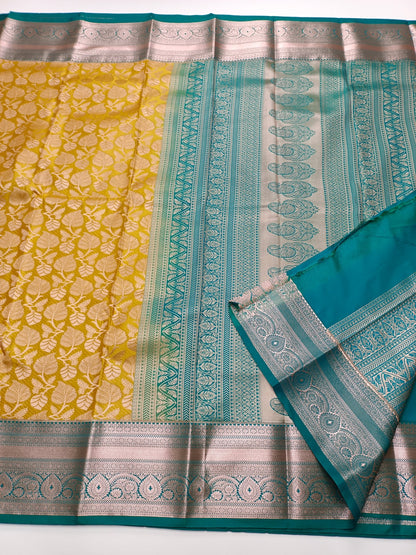 FANCY BROCADE SAREE - B S CHANNABASAPPA & SONS