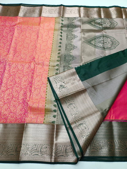 FANCY BROCADE SAREE - B S CHANNABASAPPA & SONS