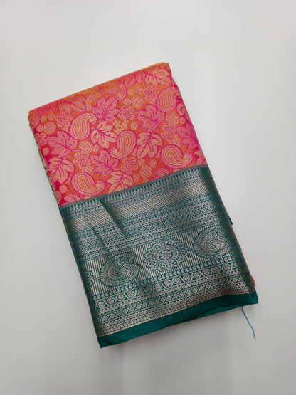 FANCY BROCADE SAREE - B S CHANNABASAPPA & SONS