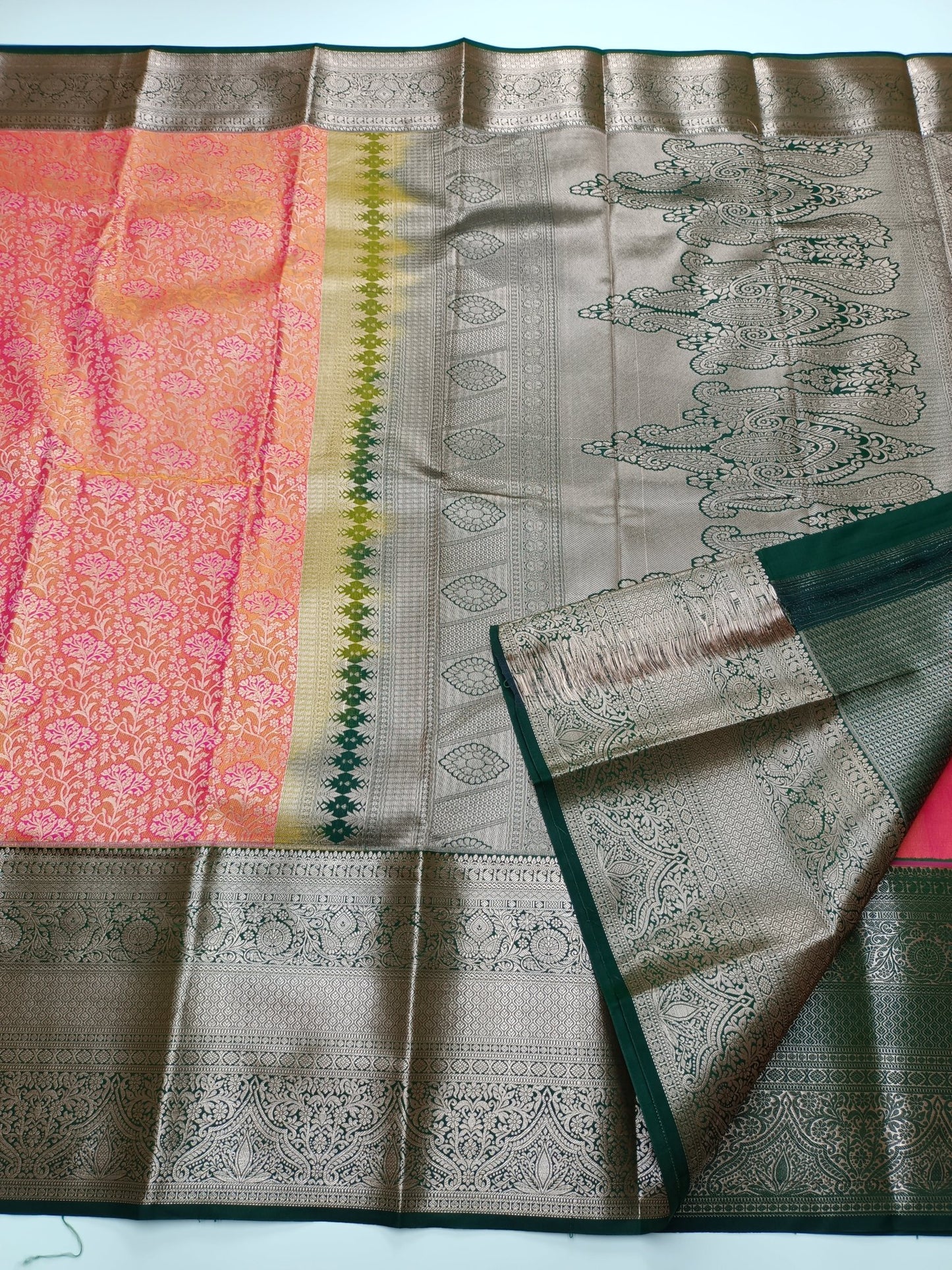 FANCY BROCADE SAREE - B S CHANNABASAPPA & SONS