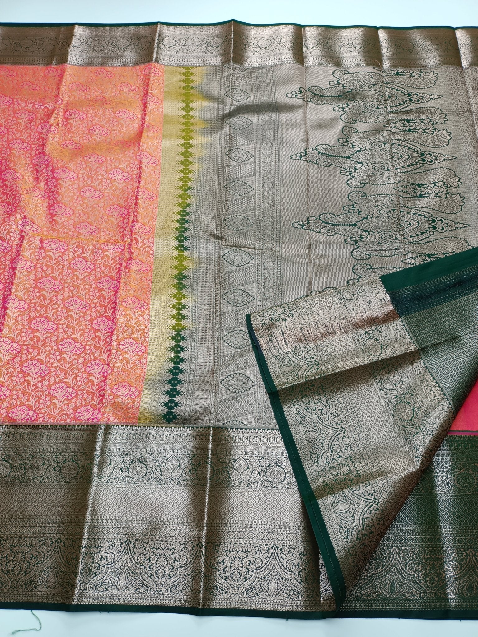 FANCY BROCADE SAREE - B S CHANNABASAPPA & SONS