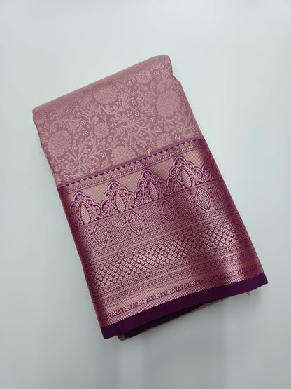 FANCY BROCADE SAREE - B S CHANNABASAPPA & SONS