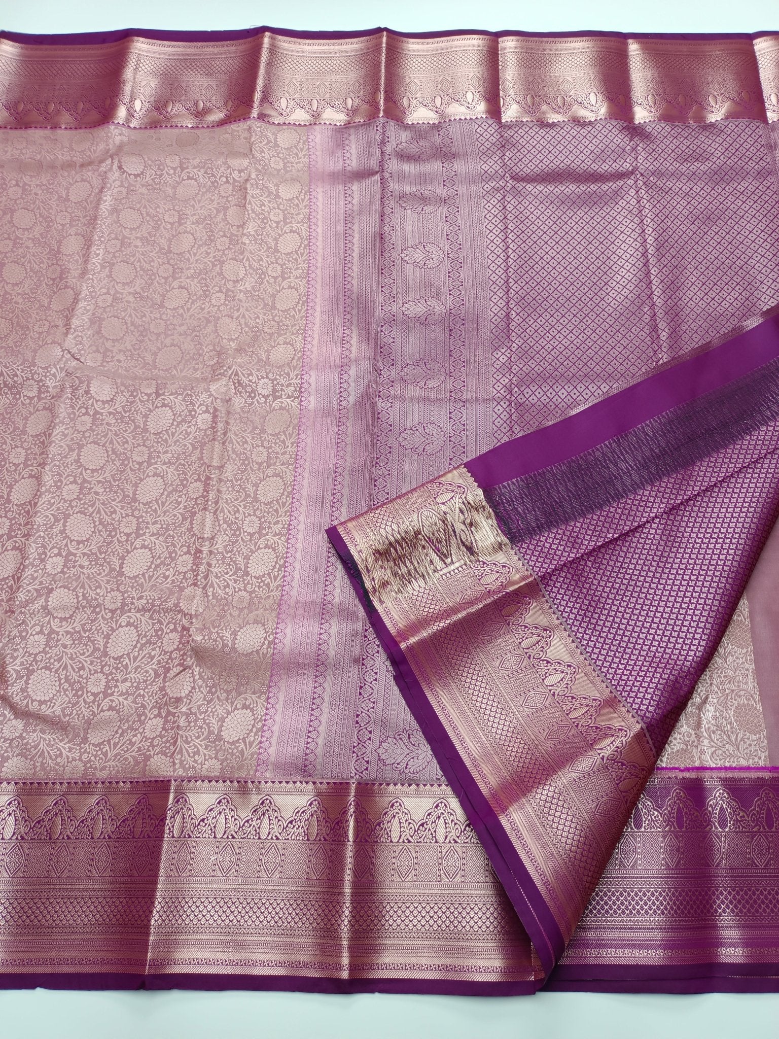 FANCY BROCADE SAREE - B S CHANNABASAPPA & SONS