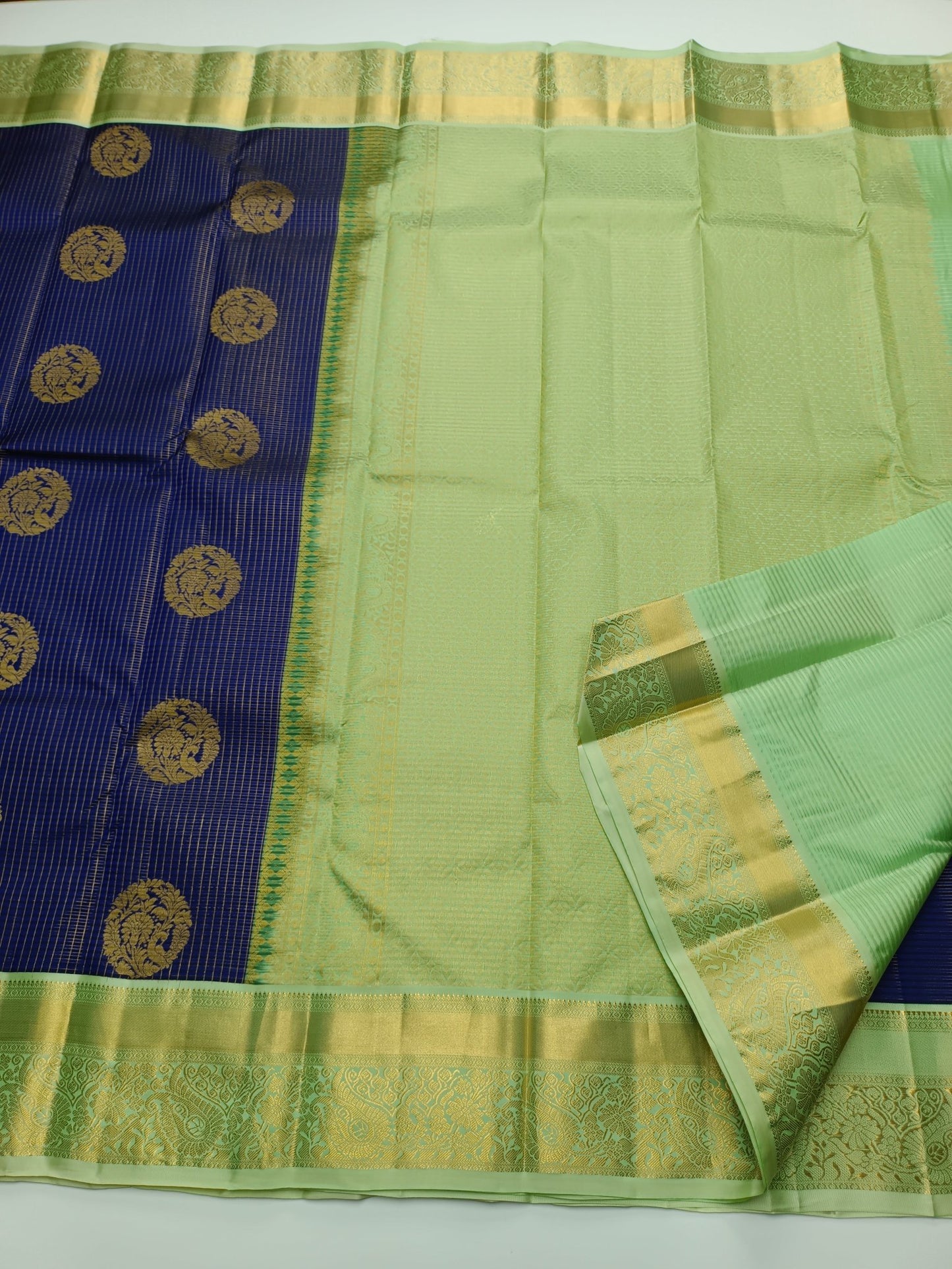 KANCHIPURAM PURE SILK SAREE - B S CHANNABASAPPA & SONS