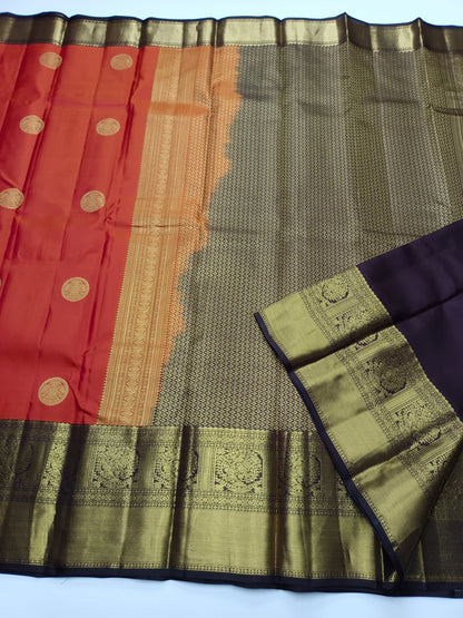 KANCHIPURAM PURE SILK SAREE - B S CHANNABASAPPA & SONS