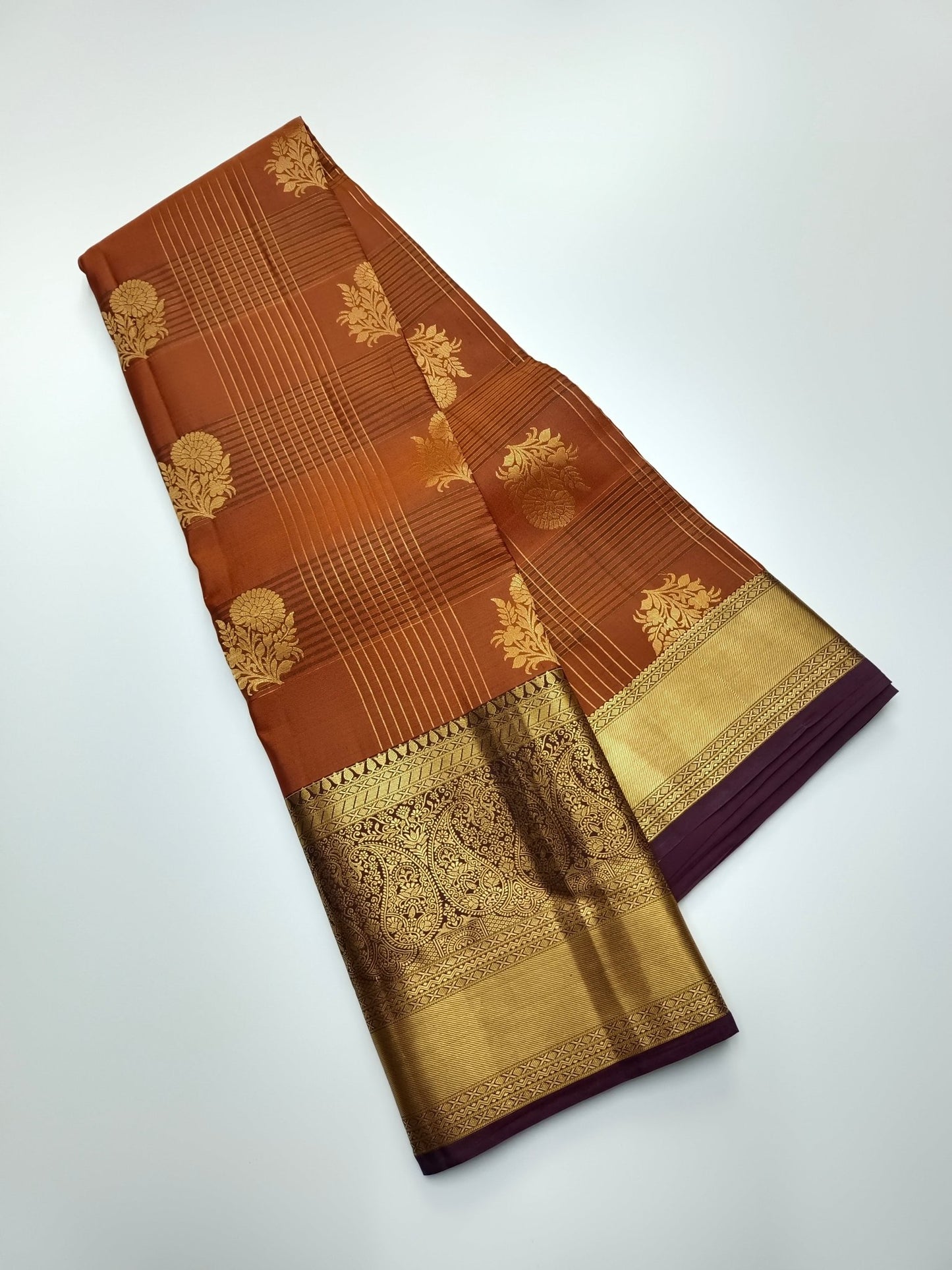 KANCHIPURAM PURE SILK SAREE - B S CHANNABASAPPA & SONS