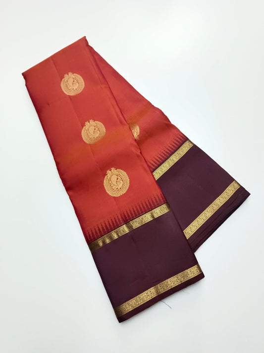 KANCHIPURAM PURE SILK SAREE - B S CHANNABASAPPA & SONS
