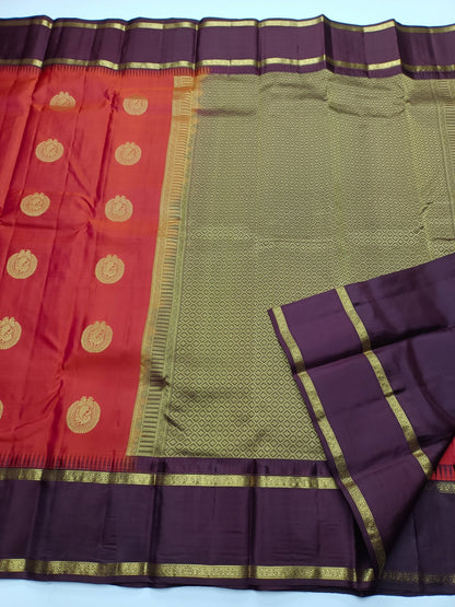 KANCHIPURAM PURE SILK SAREE - B S CHANNABASAPPA & SONS