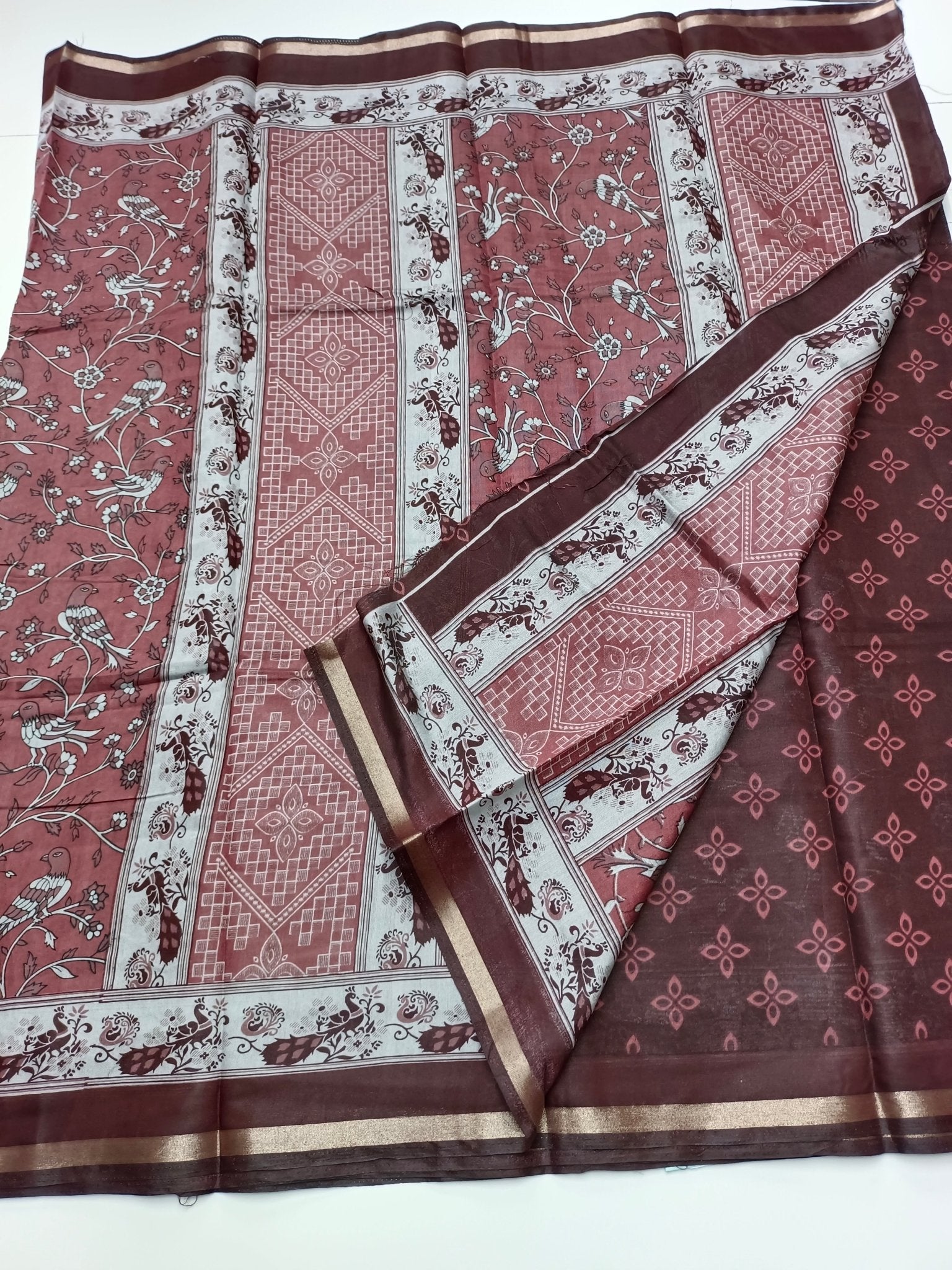 FANCY DOLA SILK SAREE - B S CHANNABASAPPA & SONS