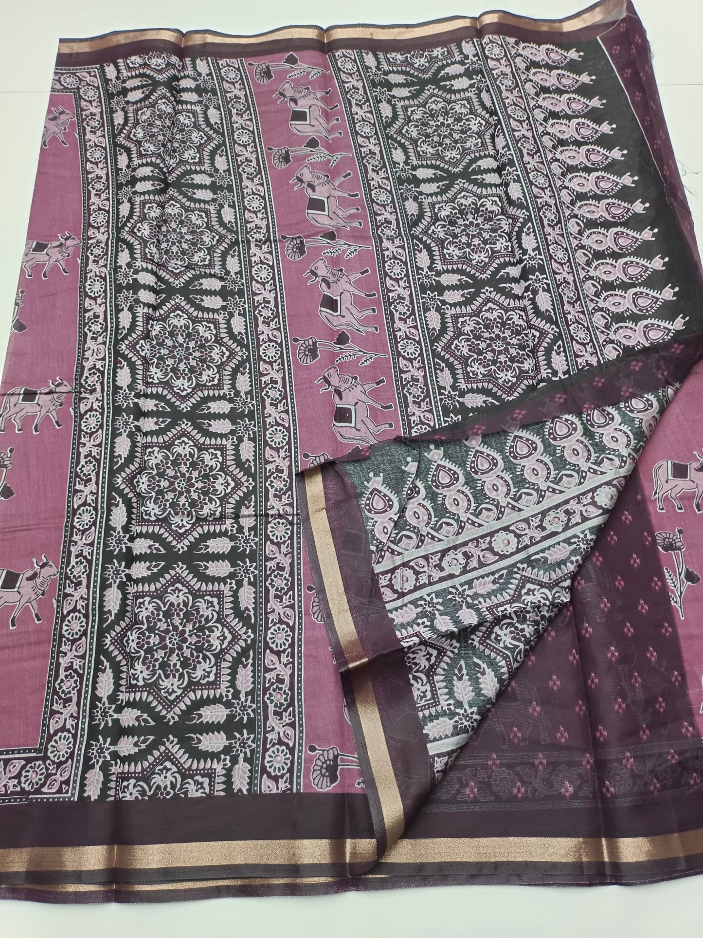 FANCY DOLA SILK SAREE - B S CHANNABASAPPA & SONS