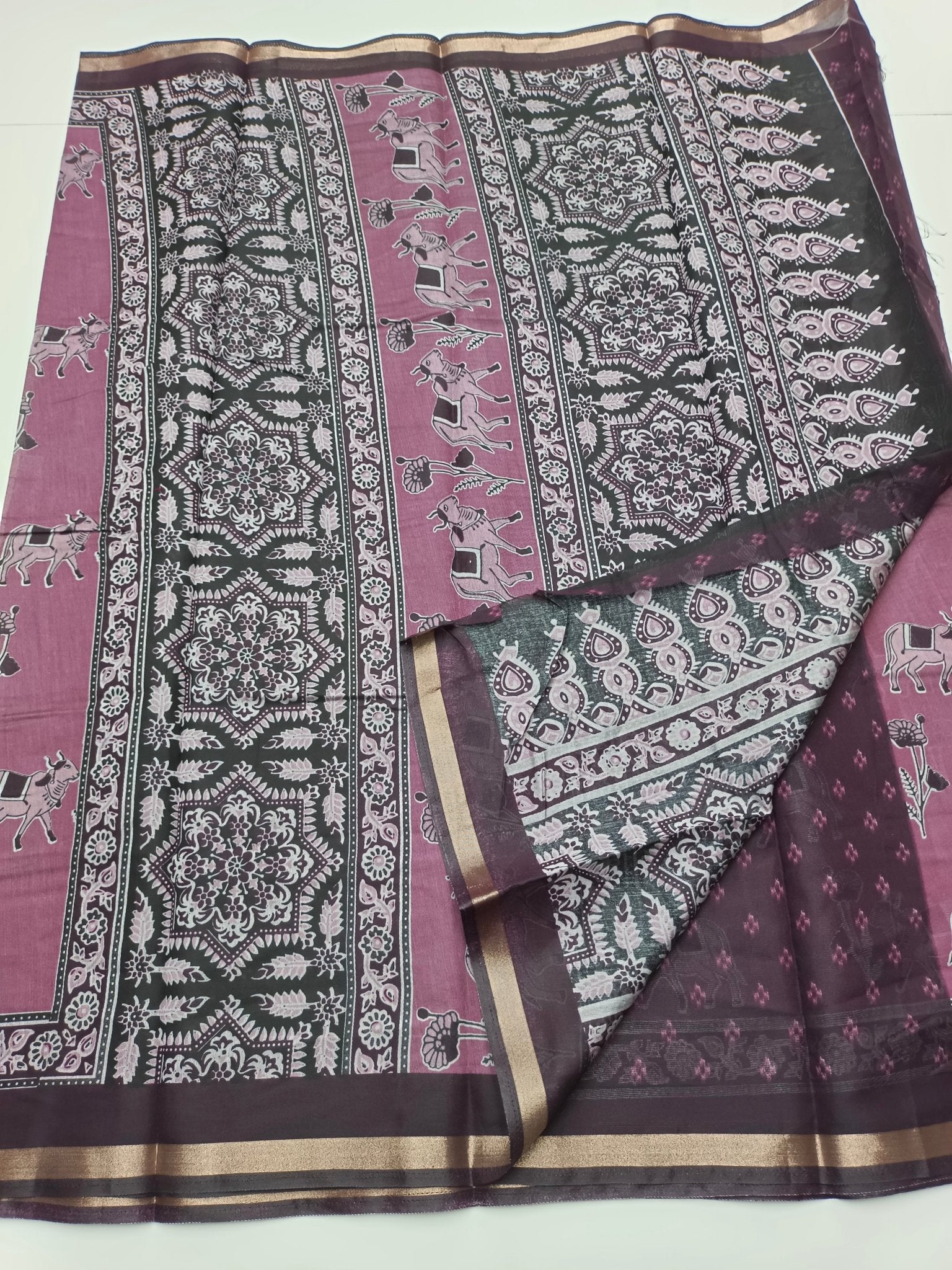 FANCY DOLA SILK SAREE - B S CHANNABASAPPA & SONS